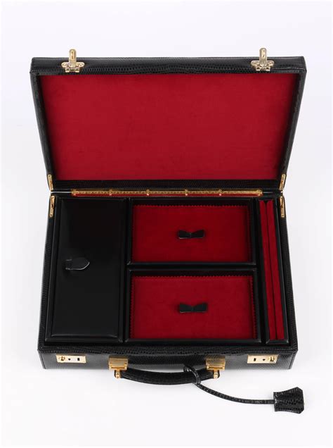 gucci jewelry travel case|extra large travel jewelry case.